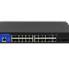 LINKSYS 24-1000 4-SFP+10G Switch Admin Rack 28-port 1-RS232-RJ45