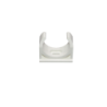 LINKCHIP 32mm Soporte Fijacion Abrazadera p/Tubo PVC Blanco Tornillo