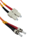 1mt ST-SC OM1 MultiModo MM Duplex Jumper Fibra 62.5/125um LSZH
