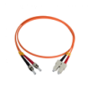 1mt ST-SC OM1 MultiModo MM Duplex Jumper Fibra 62.5/125um LSZH