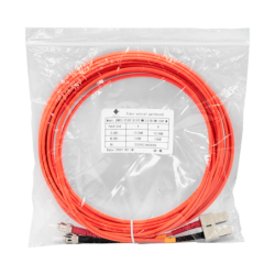 5mt ST-SC OM1 MultiModo MM Duplex Jumper Fibra 62.5/125um LSZH