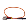 LSZH 1mt MTRJ-SC OM1 Multimodo MM Duplex Jumper Fibra 2.0mm 62.5/125um