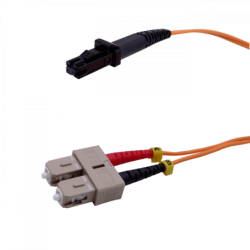 LSZH 1mt MTRJ-SC OM1 Multimodo MM Duplex Jumper Fibra 2.0mm 62.5/125um