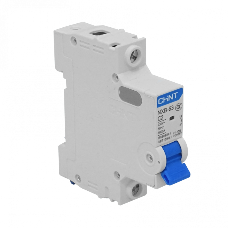Unipolar 2A 6kA 230/400V Interruptor Automati Termomagnetico C2 NXB-63