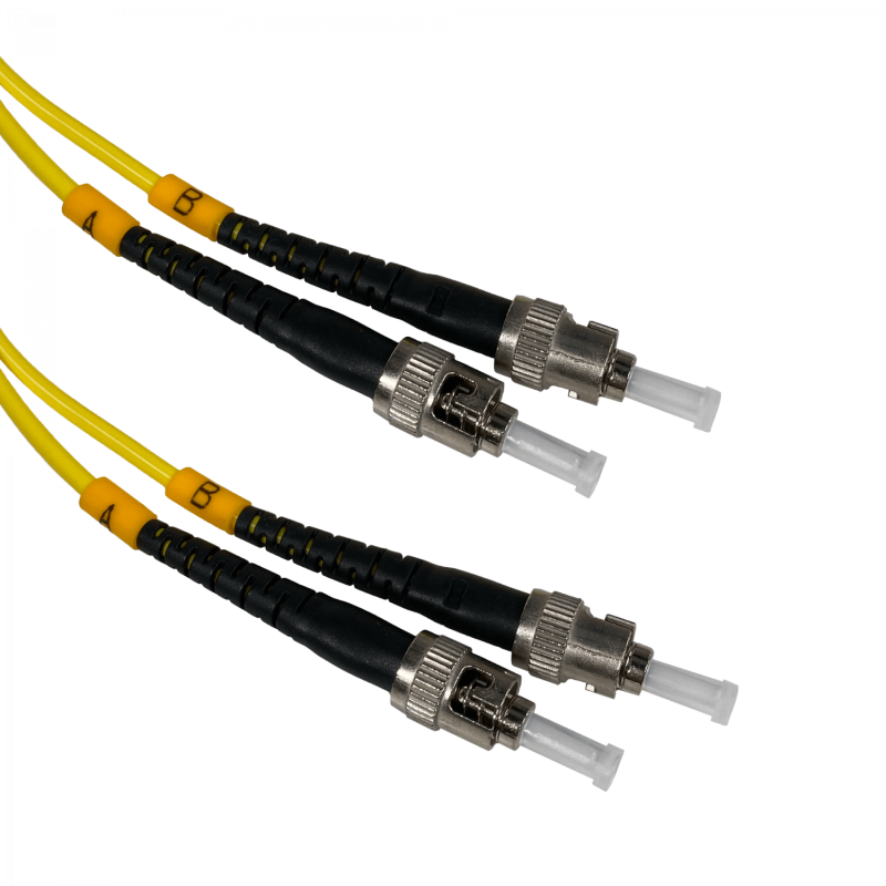 1mt ST-ST MonoModo SM Duplex Jumper Cable Fibra 9/125um 3mm
