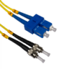 1mt ST/UPC-SC/UPC MonoModo SM Duplex Jumper Cable Fibra 9/125um 3mm