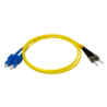 1mt ST/UPC-SC/UPC MonoModo SM Duplex Jumper Cable Fibra 9/125um 3mm