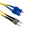 5mt ST/UPC-SC/UPC MonoModo SM Duplex Jumper Cable Fibra 9/125um 3mm