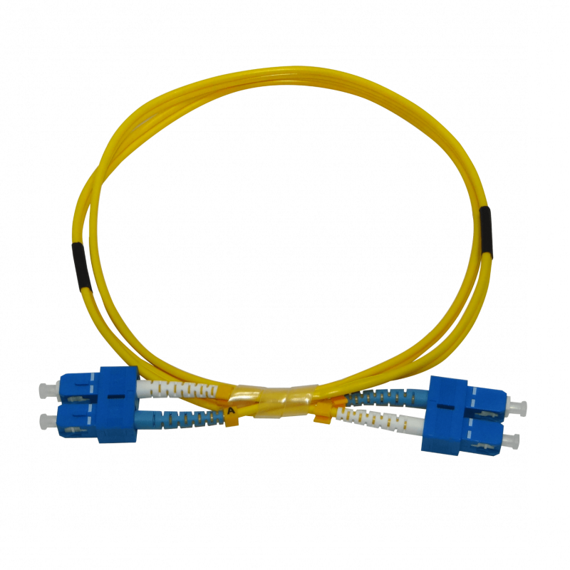 1mt SC-SC/UPC MonoModo SM Duplex Jumper Cable Fibra 9/125um 3mm