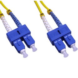 1mt SC-SC/UPC MonoModo SM Duplex Jumper Cable Fibra 9/125um 3mm