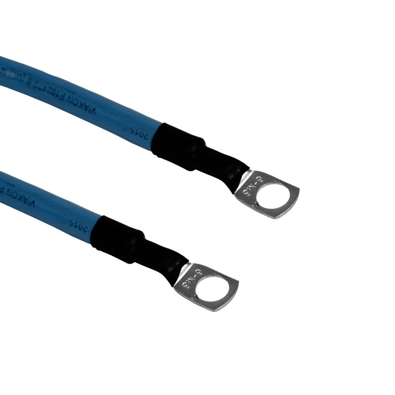Cable 50cm 21,2mm2 4AWG Azul 8mm-Diametro-Conector 0,5mt