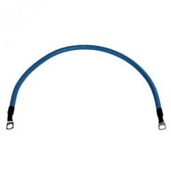 Cable 50cm 21,2mm2 4AWG Azul 8mm-Diametro-Conector 0,5mt