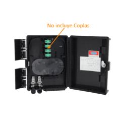 Negra 16-CL-Rectang 2-Estopa IP65 c/Llave Caja Fibra NAP req-coplas