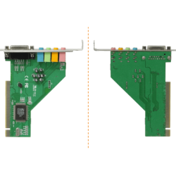 Tarjeta Sonido 4.1 PCI-Legacy 4-3,5MM-H 1-DB15-H 2-filas 8738/PCI-X