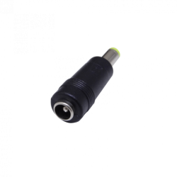 Adaptador Plug 5,5x2,1mm-H Largo-XXmm a 5,5x1,7mm-M Convertidor M-H