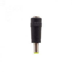 Adaptador Plug 5,5x2,1mm-H Largo-XXmm a 5,5x1,7mm-M Convertidor M-H