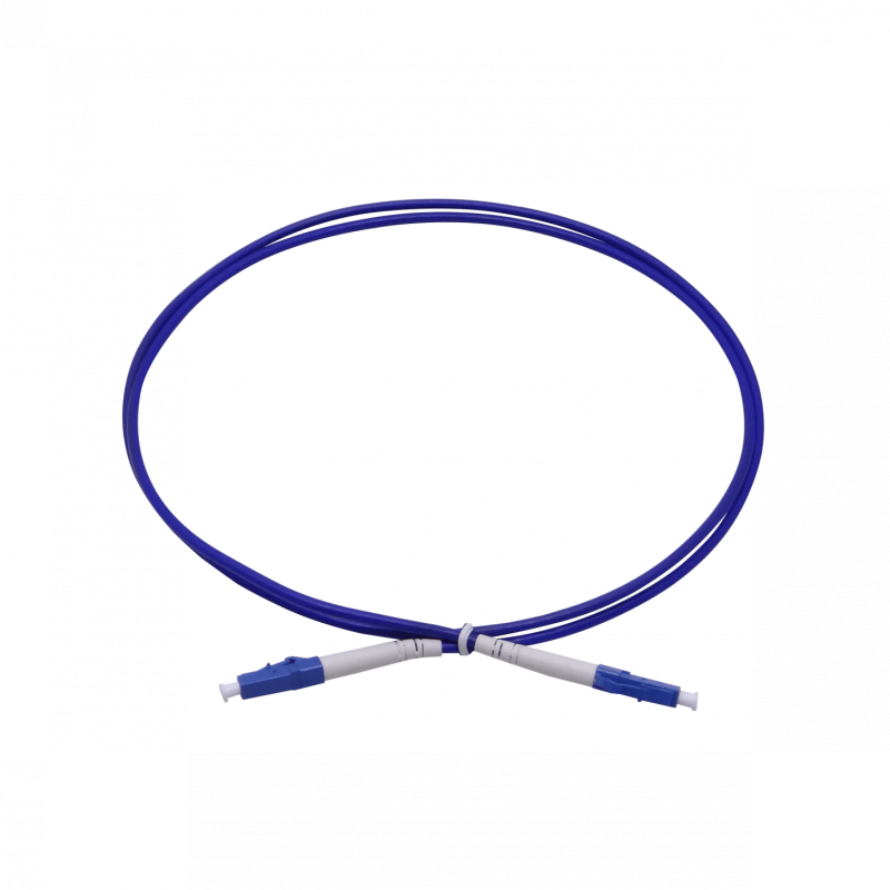 LSZH Blindado 1mt LC-LC SM Simplex Jumper Cable Fibra 3.0mm 9/125um