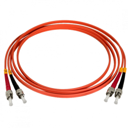 2mt ST-ST OM1 Multimodo MM Duplex Jumper Fibra 62.5/125um LSZH