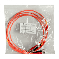 2mt ST-ST OM1 Multimodo MM Duplex Jumper Fibra 62.5/125um LSZH