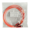 2mt ST-ST OM1 Multimodo MM Duplex Jumper Fibra 62.5/125um LSZH