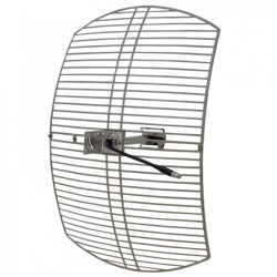 Antena Grilla 24dBi 2,4GHz-2,48GHz 10ºx14º N-H-30cm Armable 60x90cm