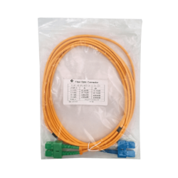 3mt SC/APC-SC/UPC MonoModo SM Duplex Jumper Cable Fibra 3mm