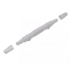 Redondo Drop Porta Empalme unid Blanco-PP req-Manguito Splice 12x102mm