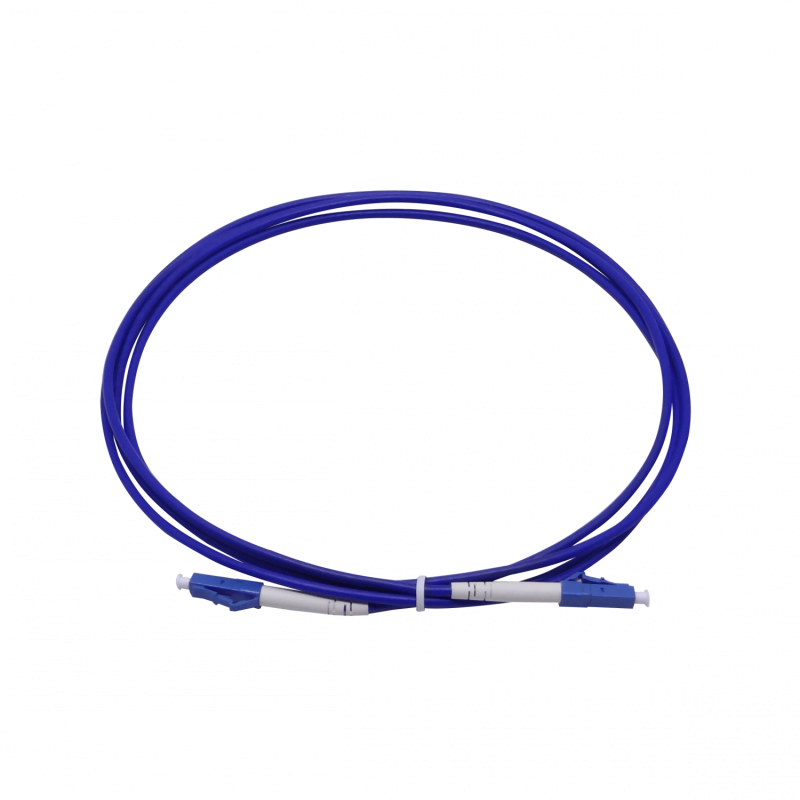 LSZH Blindado 2mt LC-LC SM Simplex Jumper Cable Fibra 3.0mm 9/125um