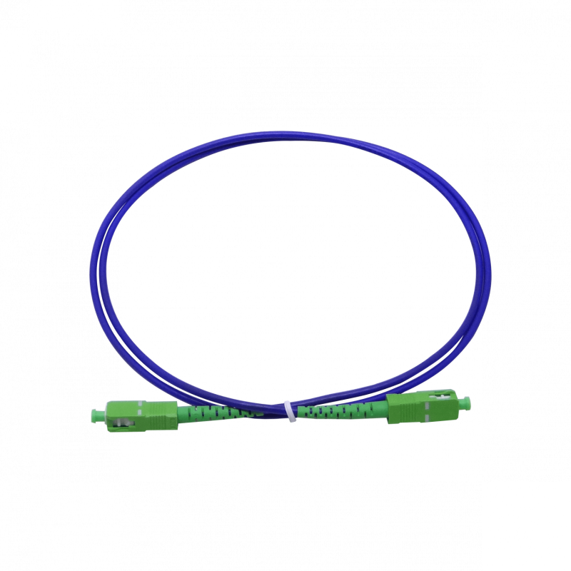 LSZH Blindado 1mt SC/APC-SC/APC SM Simplex JumperFibra 3.0mm 9/125um