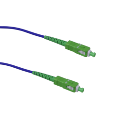 LSZH Blindado 1mt SC/APC-SC/APC SM Simplex JumperFibra 3.0mm 9/125um