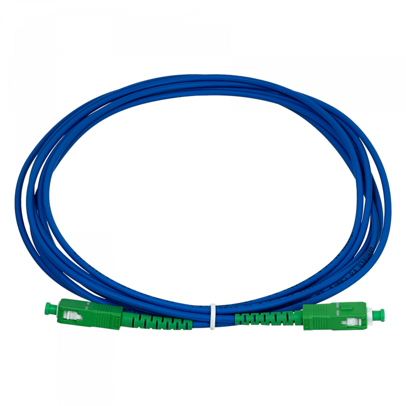 LSZH Blindado 3mt SC/APC-SC/APC SM Simplex JumperFibra 3.0mm 9/125um