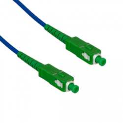 LSZH Blindado 3mt SC/APC-SC/APC SM Simplex JumperFibra 3.0mm 9/125um