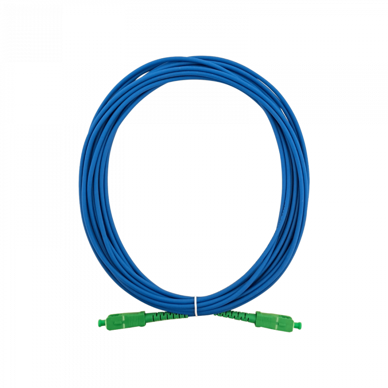 LSZH Blindado 5mt SC/APC-SC/APC SM Simplex JumperFibra 3.0mm 9/125um
