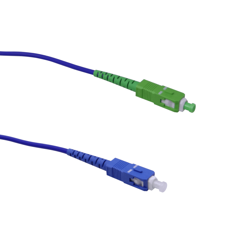 LSZH Blindado 1mt SC/APC-SC/UPC SM Simplex JumperFibra 3.0mm 9/125um