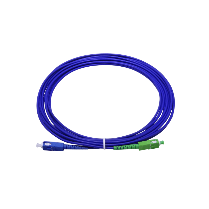 LSZH Blindado 5mt SC/APC-SC/UPC SM Simplex JumperFibra 3.0mm 9/125um