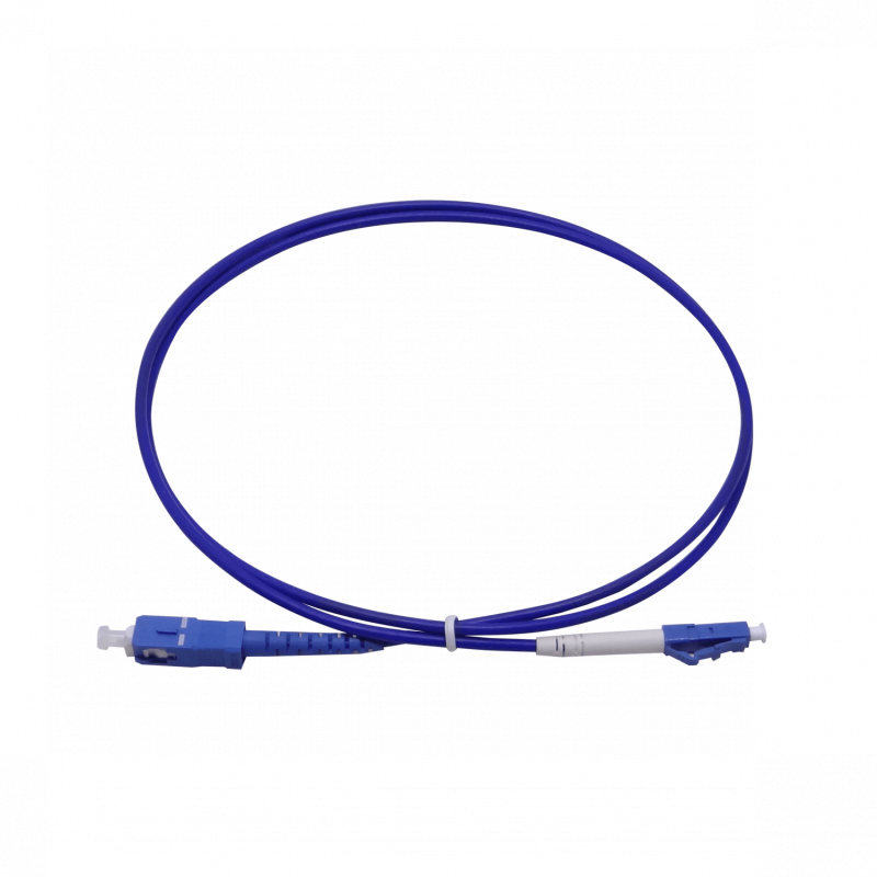 LSZH Blindado 1mt LC-SC SM Simplex Jumper Cable Fibra 3.0mm 9/125um
