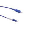 LSZH Blindado 1mt LC-SC SM Simplex Jumper Cable Fibra 3.0mm 9/125um
