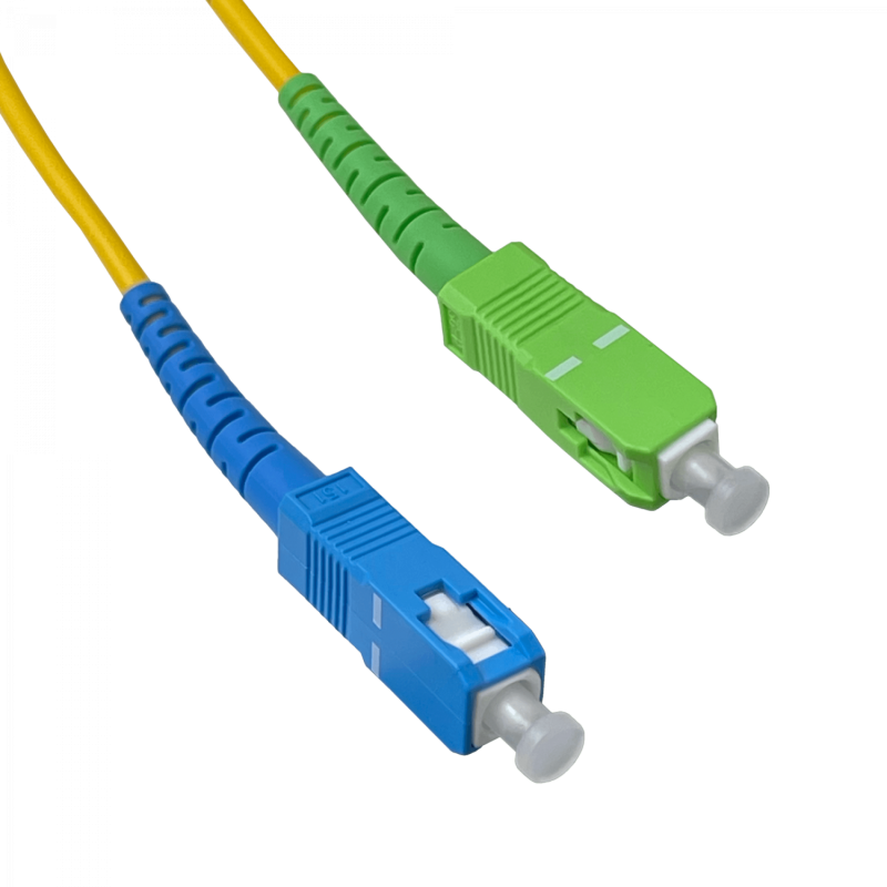15mt SC/APC-SC/UPC MonoModo SM Simplex Jumper Cable Fibra 3mm 9/125um