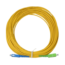 15mt SC/APC-SC/UPC MonoModo SM Simplex Jumper Cable Fibra 3mm 9/125um