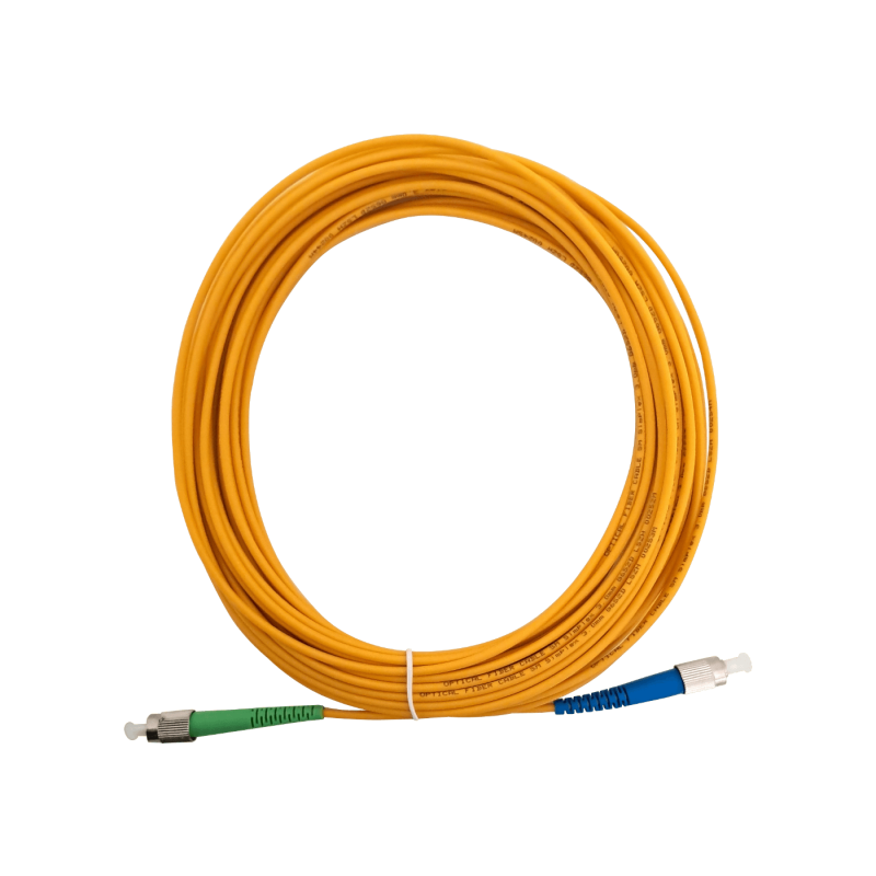 12mt FC/APC-FC/UPC MonoModo SM Simplex Jumper Cable Fibra 9/125um 3mm