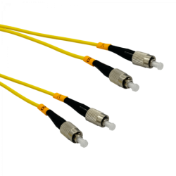 20mt FC/UPC-FC/UPC MonoModo SM Duplex Jumper Cable Fibra 9/125um 3mm