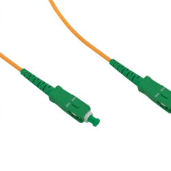 8mt SC/APC-SC/APC MonoModo SM Simplex Jumper Cable Fibra 3.0mm 9/125um