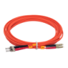 5mt LC-ST OM1 MultiModo MM Duplex Jumper Fibra 3.0mm 62.5/125um LSZH