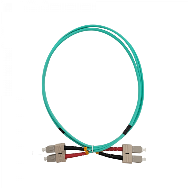 1mt SC-SC OM3 MultiModo MM Duplex Jumper Fibra 3.0mm 50/125um LSZH