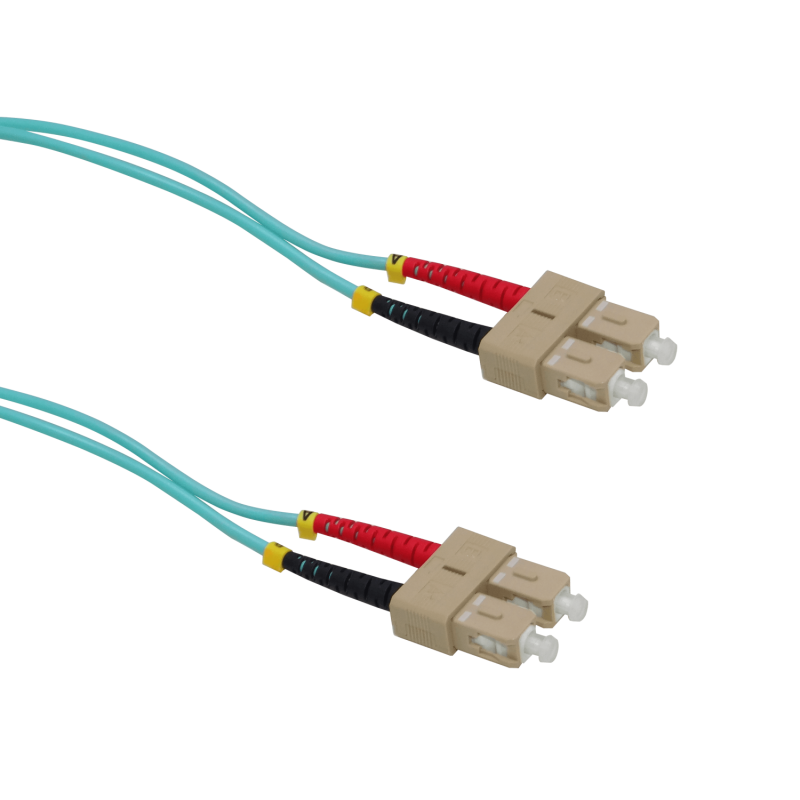 40mt SC-SC OM3 MultiModo MM Duplex Jumper Fibra 3.0mm 50/125um LSZH