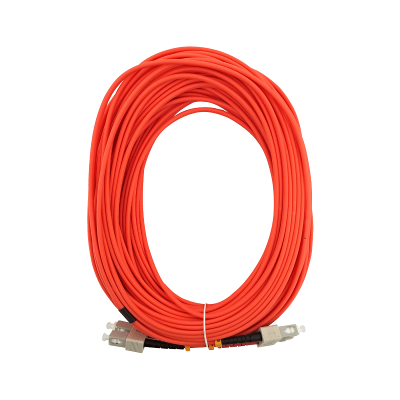 25mt SC-SC OM1 MultiModo MM Duplex Jumper Fibra 62.5/125um 3mm LSZH