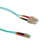 1mt LC-SC OM3 MultiModo MM Duplex Jumper Fibra 50/125um 3.0mm LSZH