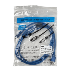 Cable USB2.0 A-M 5pin/mini/B-M 1,5mt 150cm