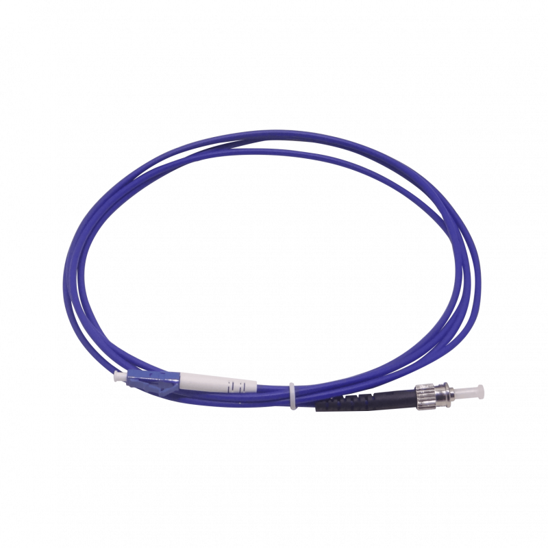 LSZH Blindado 2mt LC-ST Mono SM Simplex Jumper Cable Fibra 3.0mm 9/125