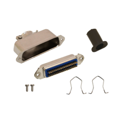 Conector 36-pin Hembra soldable Centronics CEN36 c/Tapa-Metalica